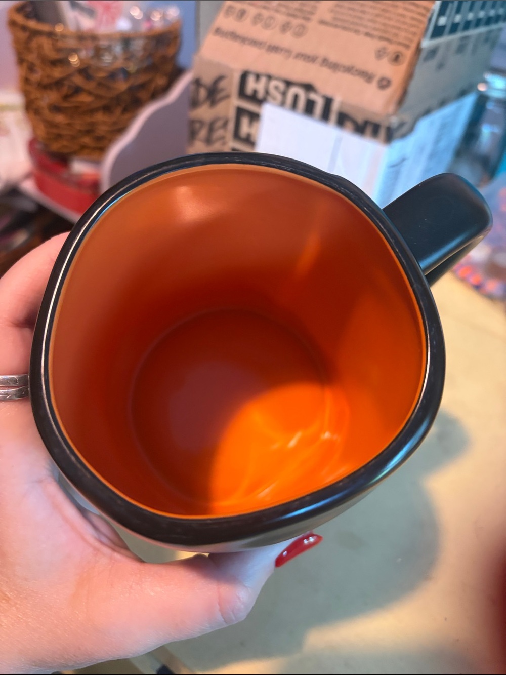 Rae Dunn Black 'MAGICAL' Ceramic Coffee Mug - Picture 3 of 3